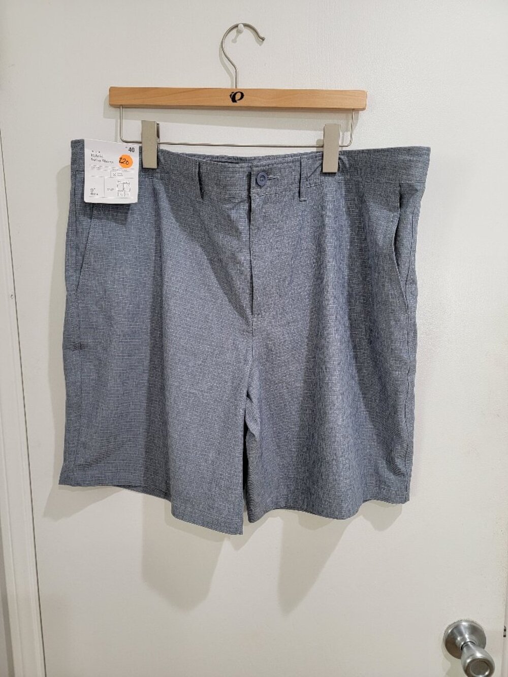 Men's 9" Hybrid Swim Shorts - Goodfellow & Co Navy Blue 33